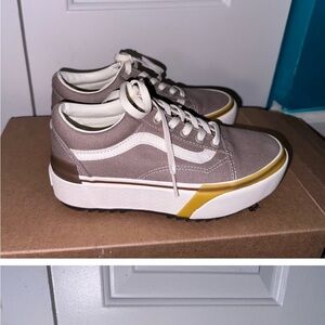 VANS OLD SKOOL STACKED PLATFORM SIZE 6